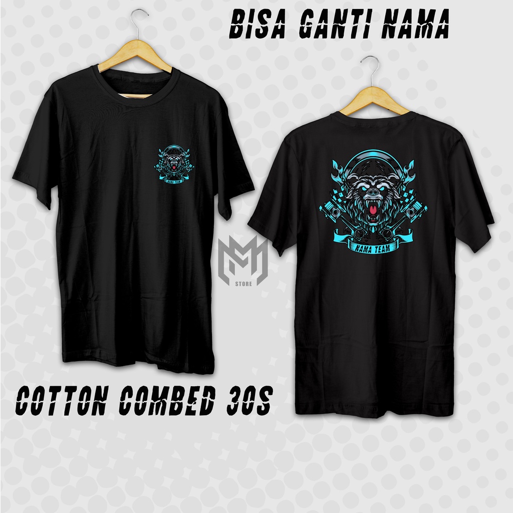 Kaos Anak Motor Custom Free Request Nama Dan Nomor / Kaos Racing / Kaos Team Racing / Kaos Balap / K
