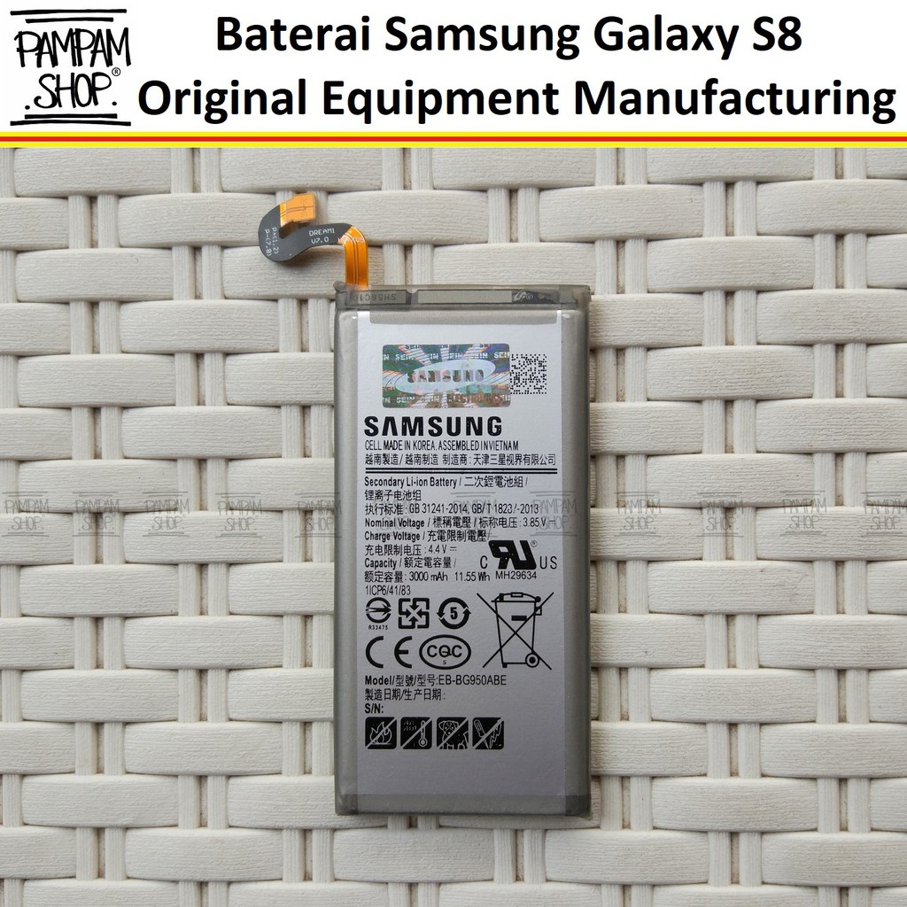 Baterai Handphone Samsung Galaxy S8 G950 SM-G950 Original OEM SEIN Batre Batrai Battery S 8 SM G950