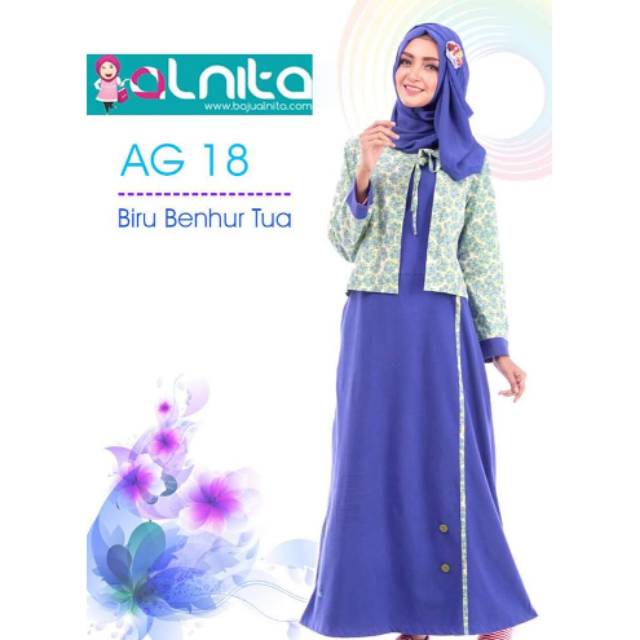  GAMIS  ALNITA  AG 18 Shopee Indonesia