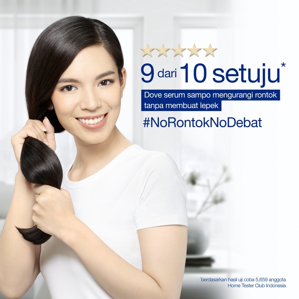 ★ BB ★  Dove Shampoo Nutritive Solutions Total Hair Fall Treatment | Dove Shampoo Perawatan Rambut Rontok 135ml