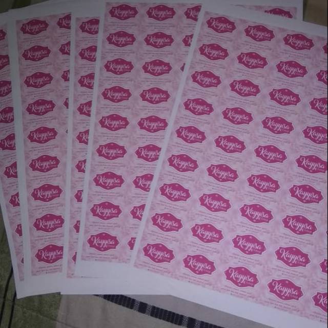 

Stiker lebel
