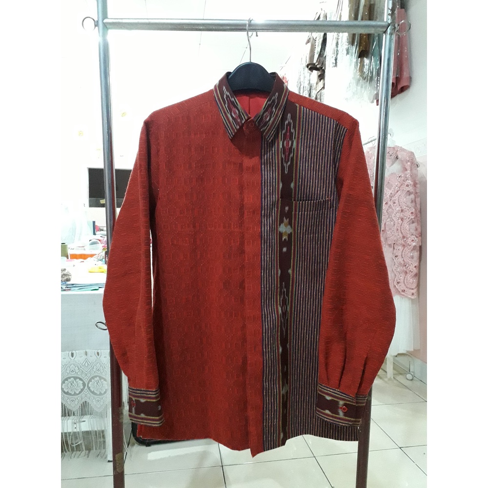 TERIMA JASA JAHIT HALUS BAJU KEMEJA ATASAN UNTUK PRIA LAKI-LAKI KWALITAS BUTIK