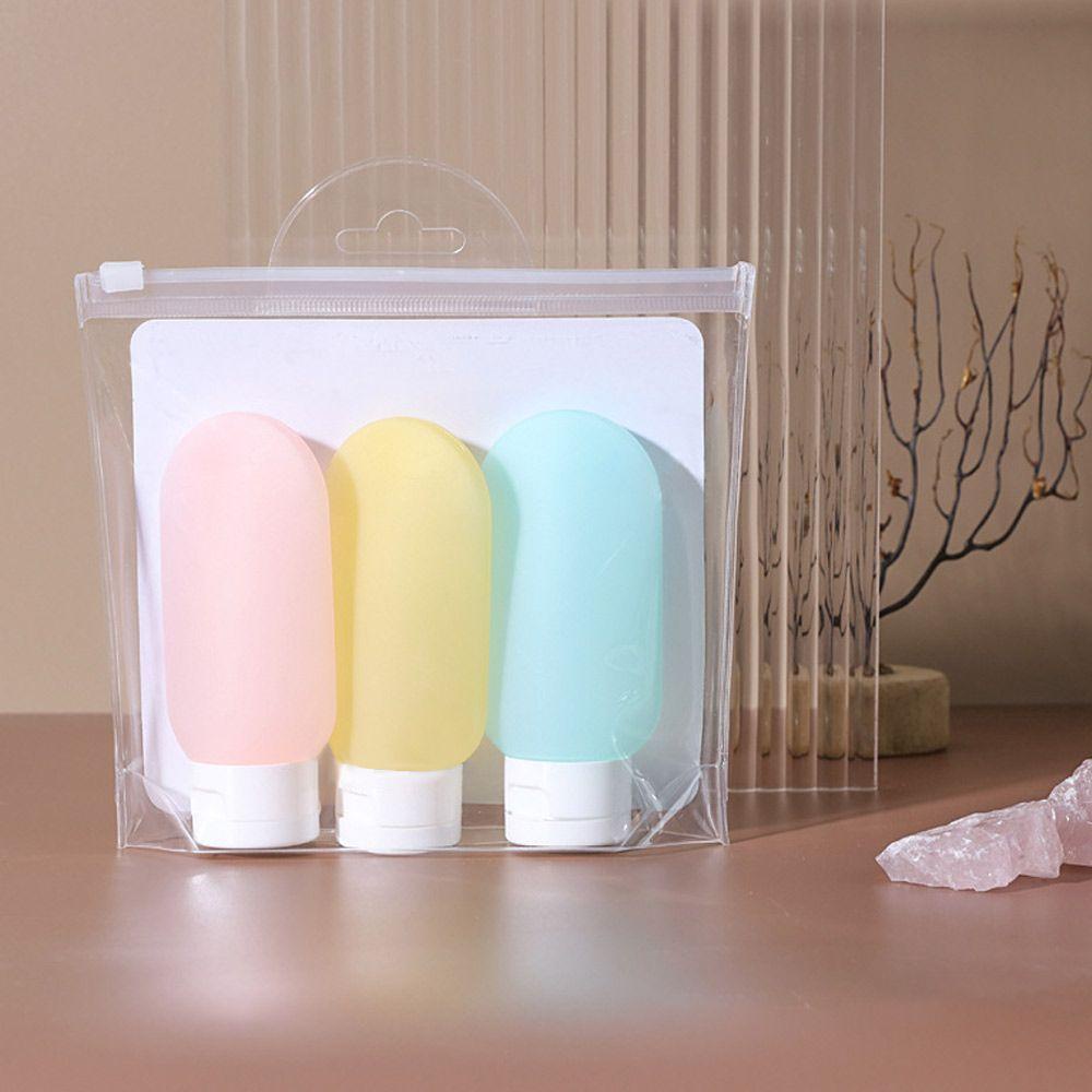 Set Botol Lotion / Kosmetik Model Remas Ukuran 60ML Untuk Travel