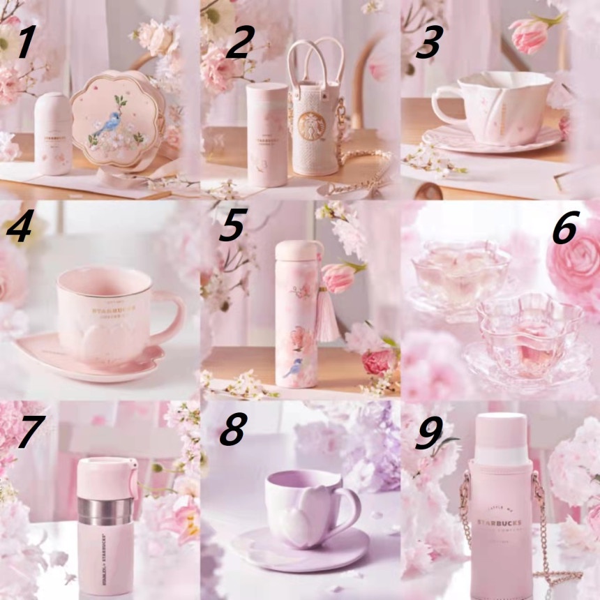 PREORDER 2022 STARBUCKS CHERRY BLOSSOM MD EDITION CHINA CINA SAKURA SPRING TUMBLER COLLECTION