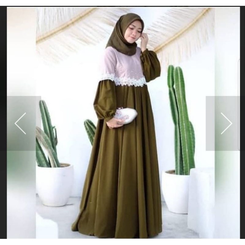 NEW CLARISSA DRESS MUSLIM |BAJU GAMIS WANITA