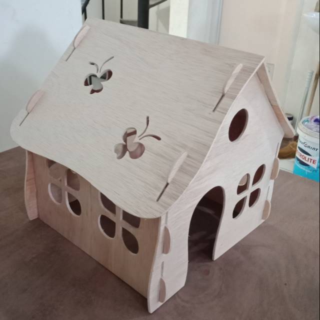 Rumah kucing cat house kandang hewan  Shopee Indonesia