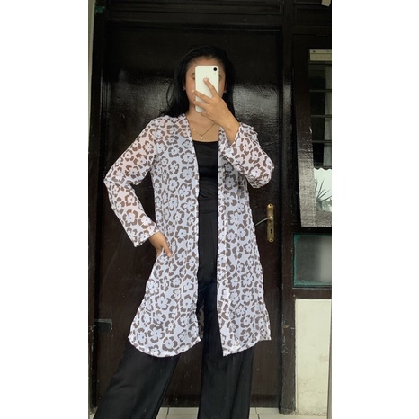 Outer Scarf / scarf outerwear / cardigan / cardigan motif