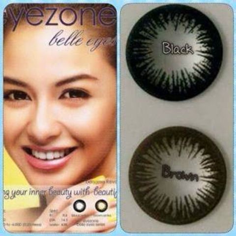 softlens minus / normal Eyezone Belle Eye soflens black blue brown gray