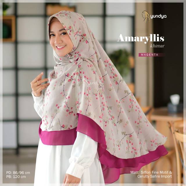 KHIMAR AMARILIS KHIMAR TWOTONE ||  AYUNDYA