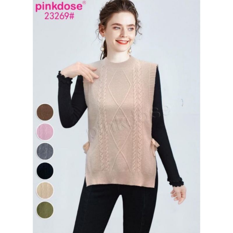 SHILOH VEST RAJUT IMPORT PINKDOSE 23269