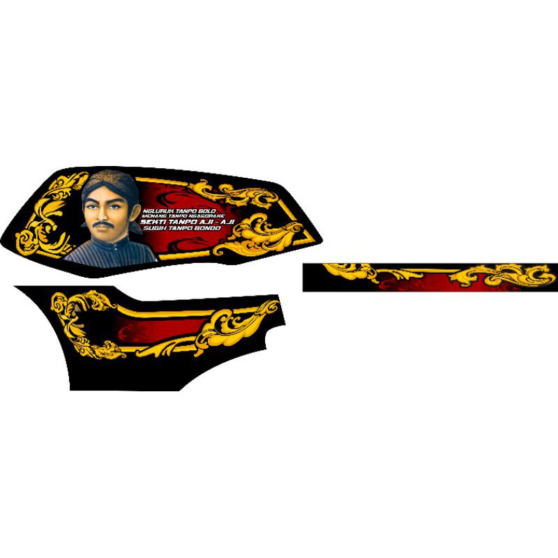striping gl hitam variasi sunan kalijaga terbaru ornamen jawa