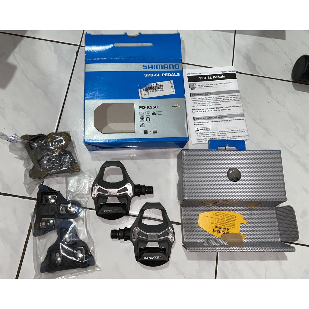 Pedal cleat shimano r550 second