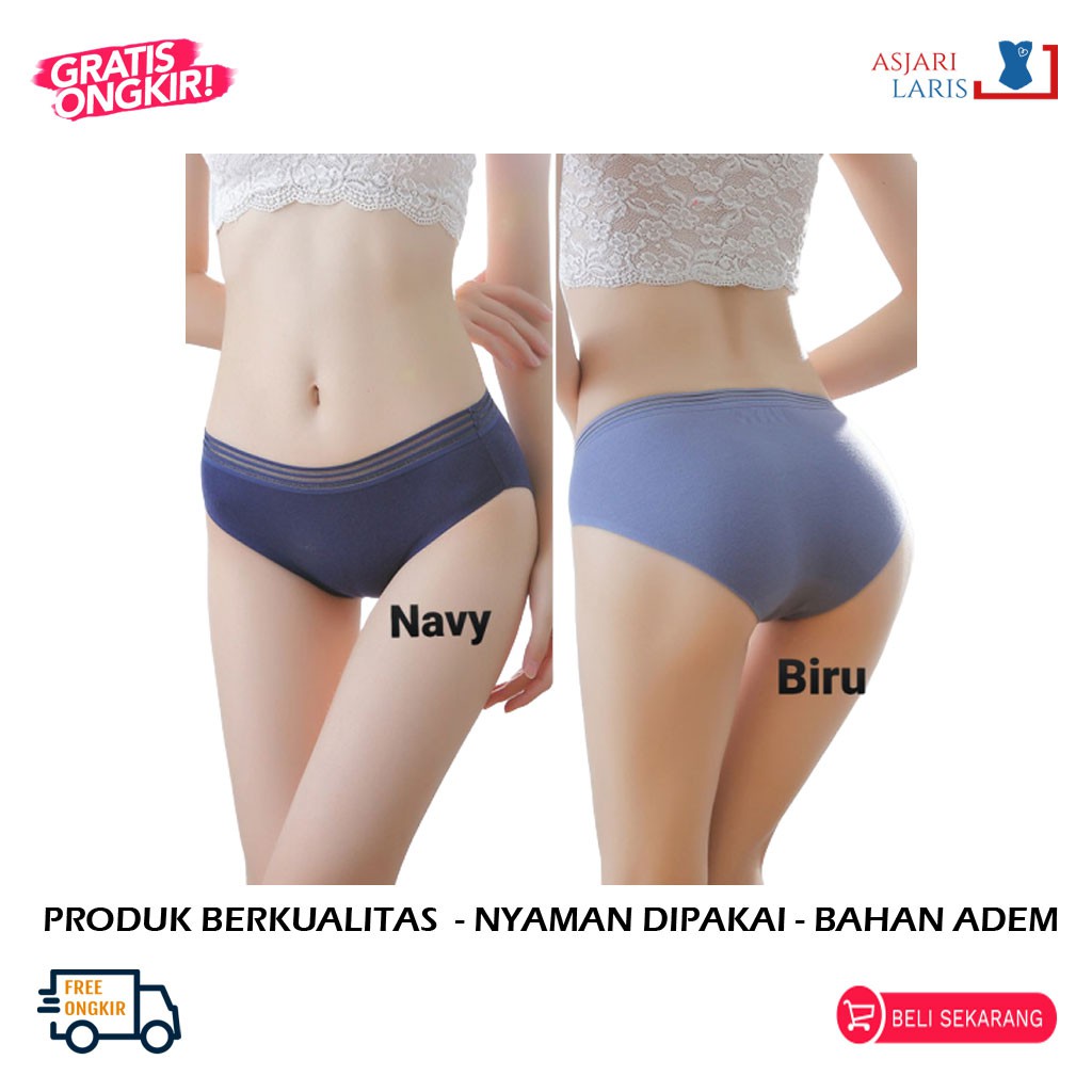 Celana Dalam Cd Cewek Sexy Renda Motif Strech Murah H8E0 Pendek Sexy Korea High Waist Leging Jumbo