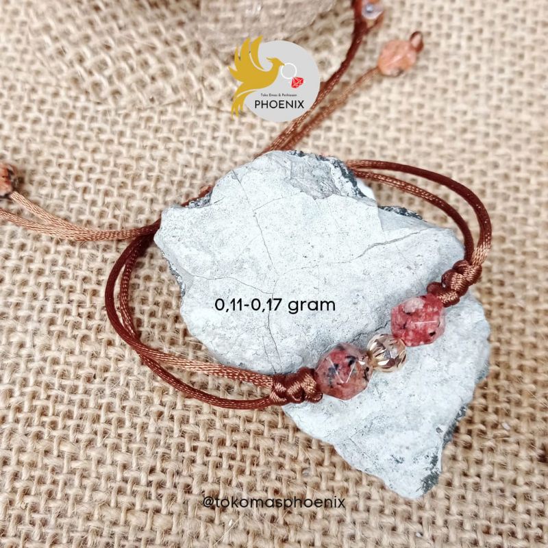 gelang tali modifikasi emas asli