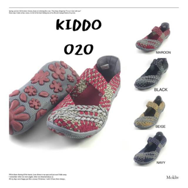 Sepatu rajut kiddo 020 new