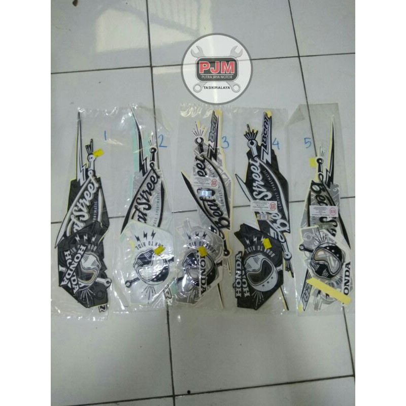 Striping Sticker Lis Body Motor BEAT STREET 2017 full motor