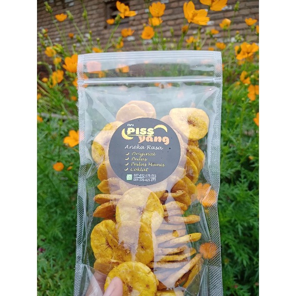 

keripik pisang rasa original manis murah