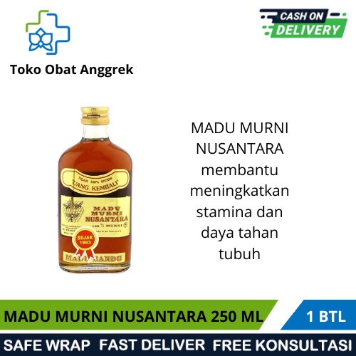 

MADU MURNI NUSANTARA 250 ML/MADU KESEHATAN/SUPLEMEN MAKANAN/PENINGKAT DAYA TAHAN TUBUH/MADU ASLI
