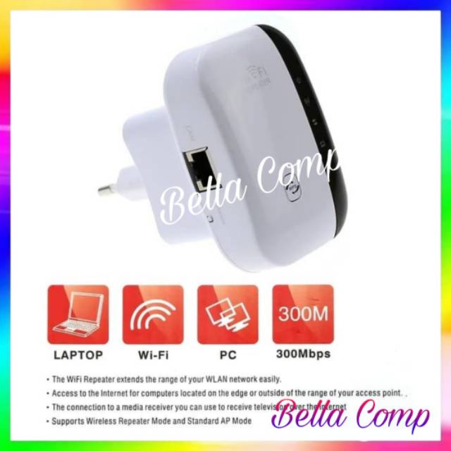 WIFI Repeater 300Mbps Wireless-N/Wifi Router portable repeater 300mbps/Router 300Mbps Nirkabel WiFi Repeater WiFi Router WIFI Penguat Sinyal Jaringan Repeater Extender WIFI Ap/Penguat Sinyal WiFi Nirkabel 300Mbps Penguat Sinyal Wi-Fi Jangkauan Wifi 802.11