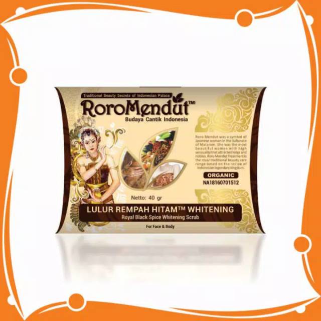 Lulur Rempah Hitam Whitening 40gr