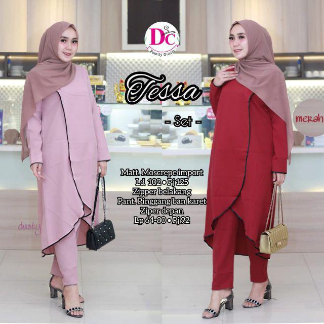 Batik Couple Keluarga Sania Ruffle Ori Ndoro Jowi Dnt Mataram