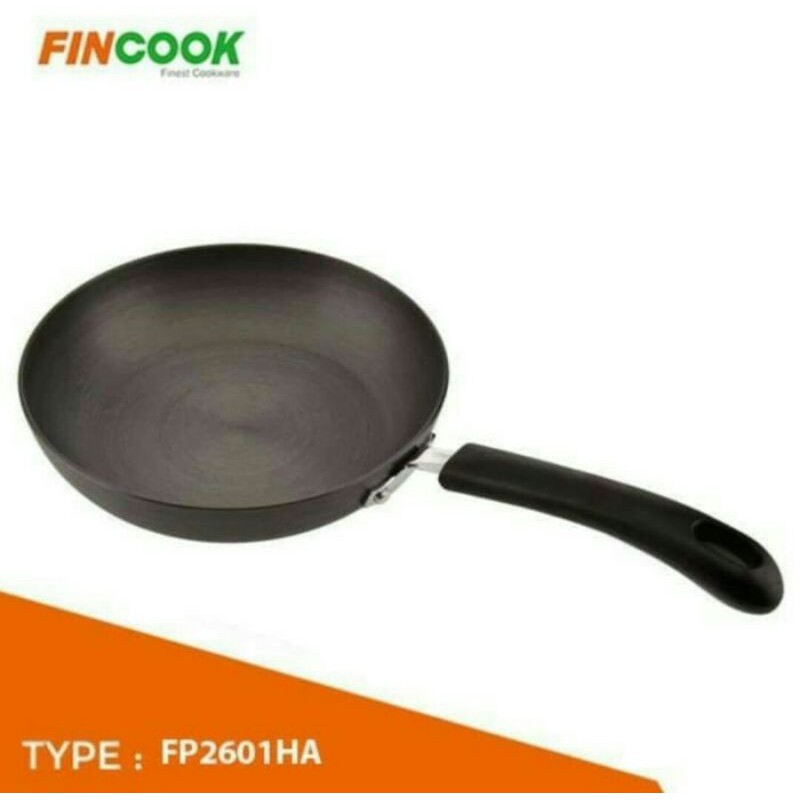 FP2601HA FRYPAN 26cm FINCOOK HARD ANODIZED / WAJAN FINCOOK FP-2601 HA / FRY PAN FINCOOK FP 2601HA