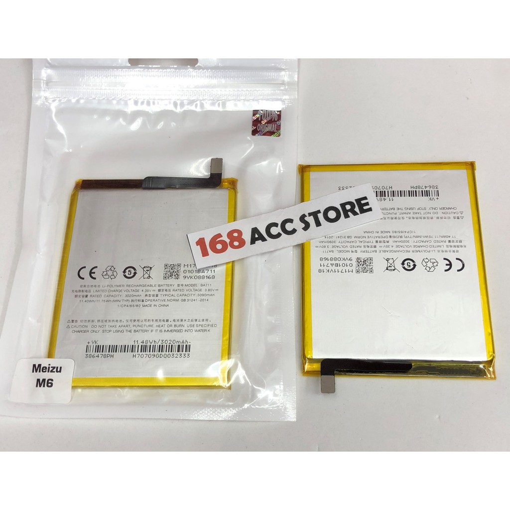 BATERAI MEIZU M6 / BATERAI MEIZU BA711  ORI