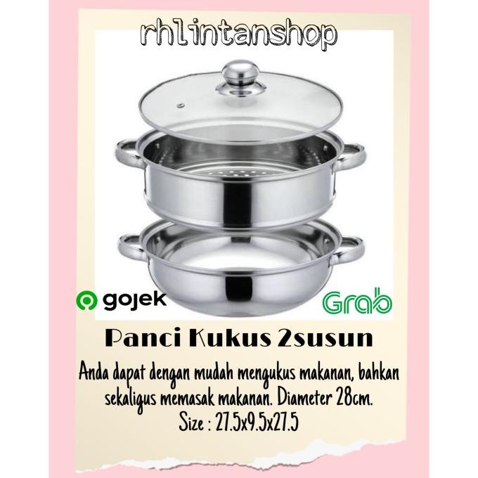 Premium Product Steamer Pot Happy Call Stainless - Paling Diminati