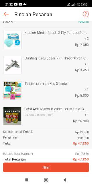 Tali Jemuran Praktis 5 Meter