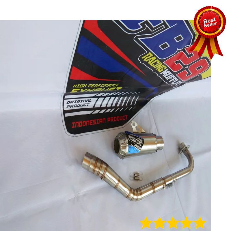 Knalpot Racing NORIFUMI GTX PRO CB150R CBR150R Verza Vixion R15 Jupiter MX Satria GSX