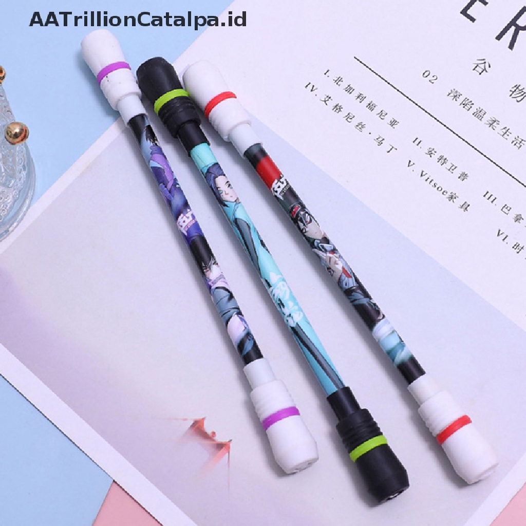 (AATrillionCatalpa) Pulpen Gel Model Putar Untuk Hadiah / Mainan Anak