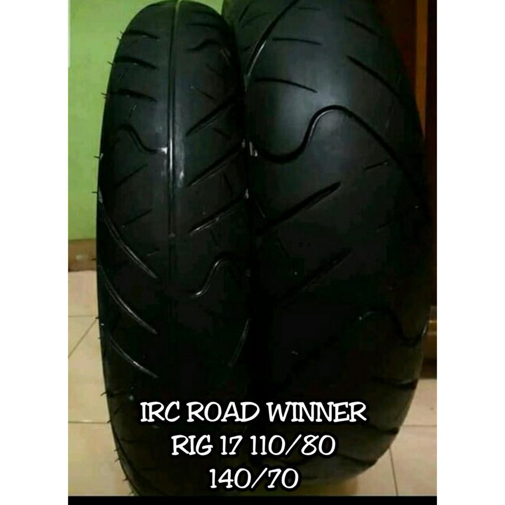 BAN MOTOR VIXION ROAD WINNER SATU PASANG MERK IRC RING 17 110/80 140/70
