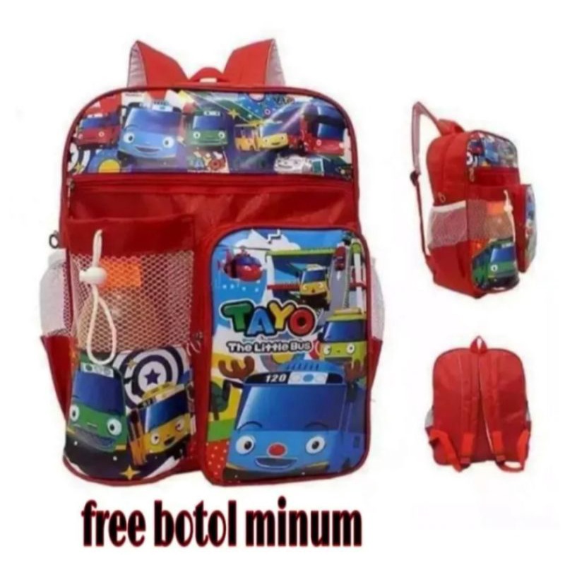 TAS RANSEL ANAK SD &amp; TK, BERHADIAH BOTOL MINUM