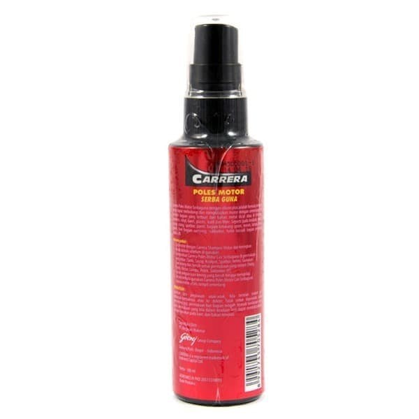 Carrera Poles Motor Serba Guna / Pengkilap Body Motor SPRAY 100ml