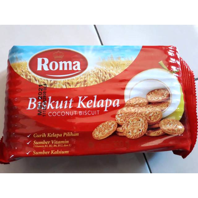 

Roma biskuit kelapa (1 bungkus)