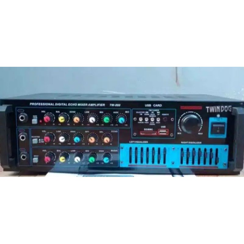 Twindog  , TD , AV /TW 880 USB ,  Twin Dog  , Amply , Ampli , Amplifier , Remote