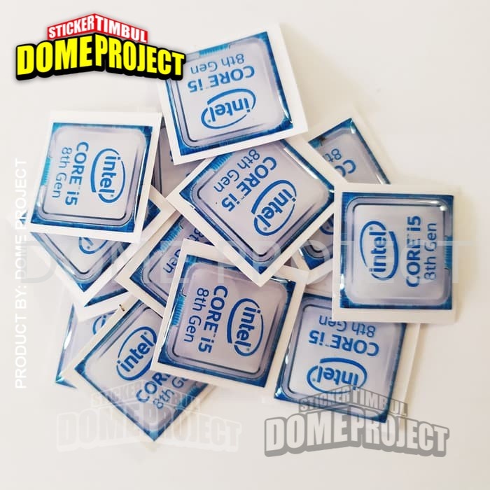 Stiker PC Timbul INTEL CORE i5 8th Gen