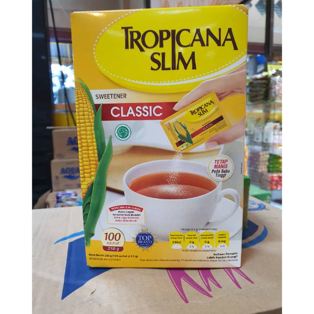 

Tropicana Slim Sweetener Classic 100 sachet