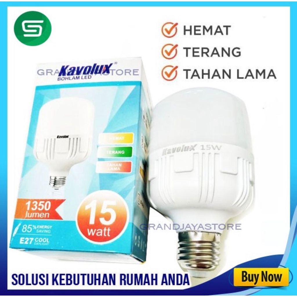 LAMPU LED 30W 15W KAVOLUX TERANG MURAH FBL