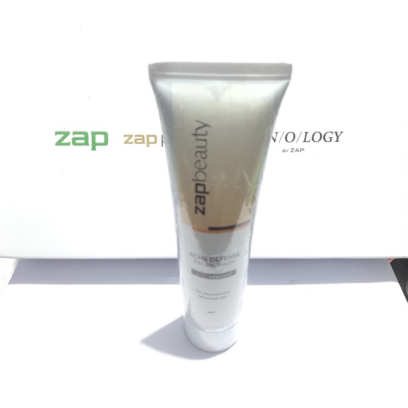 Jual ZAP BEAUTY Acne Defense Facial Wash with Charcoal (100ml