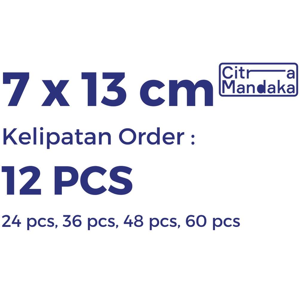 Sticker Label Makanan | Stiker Segel Box Packaging Hampers Custom Label Box Packaging-7 x 13 cm
