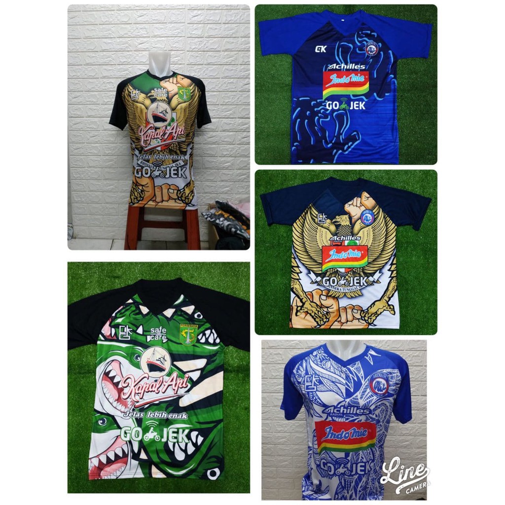 BAJU SEPAK BOLA / KAOS BOLA JERSEY OLAHRAGA PRINTING PERSEBAYA/AREMA