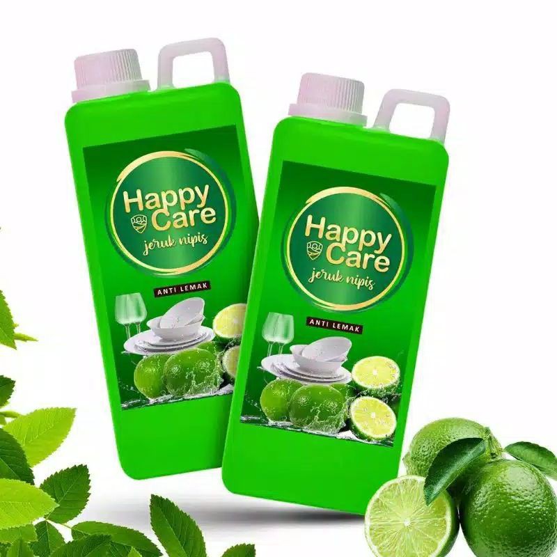 SABUN CUCI PIRING JERUK NIPIS 1 LITER HAPPY CARE / SABUN CUCI PIRING / JERUK NIPIS