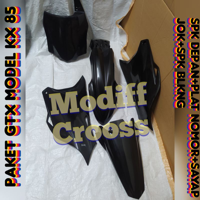 bodi set kx 85 body kit kx 85 paket gtx model kx 85 new bodi set kx 85 klx 150 bf crf yz ktm spakbor