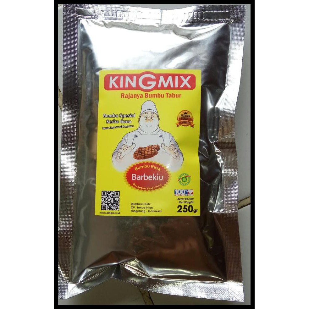 

FREE ONGKIR Bumbu Tabur Rasa Barbekiu KINGMIX 250gr