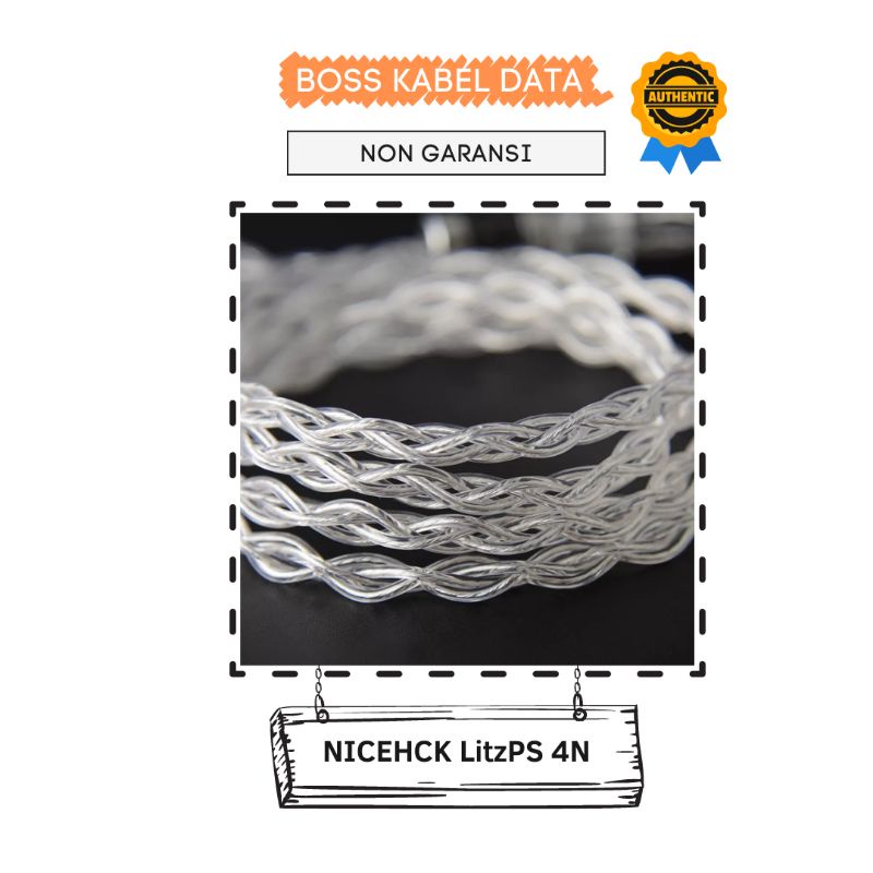 Nicehck LitzPS 4N Pure Silver Upgrade Cable Original