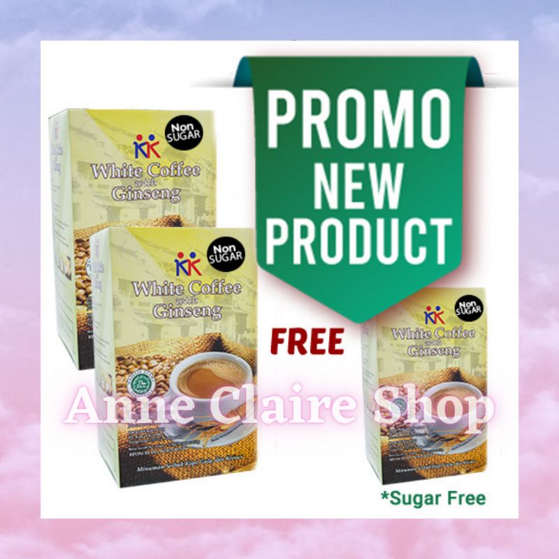 

PROMO TERBATAS White Coffee with Ginseng KK (3 box)