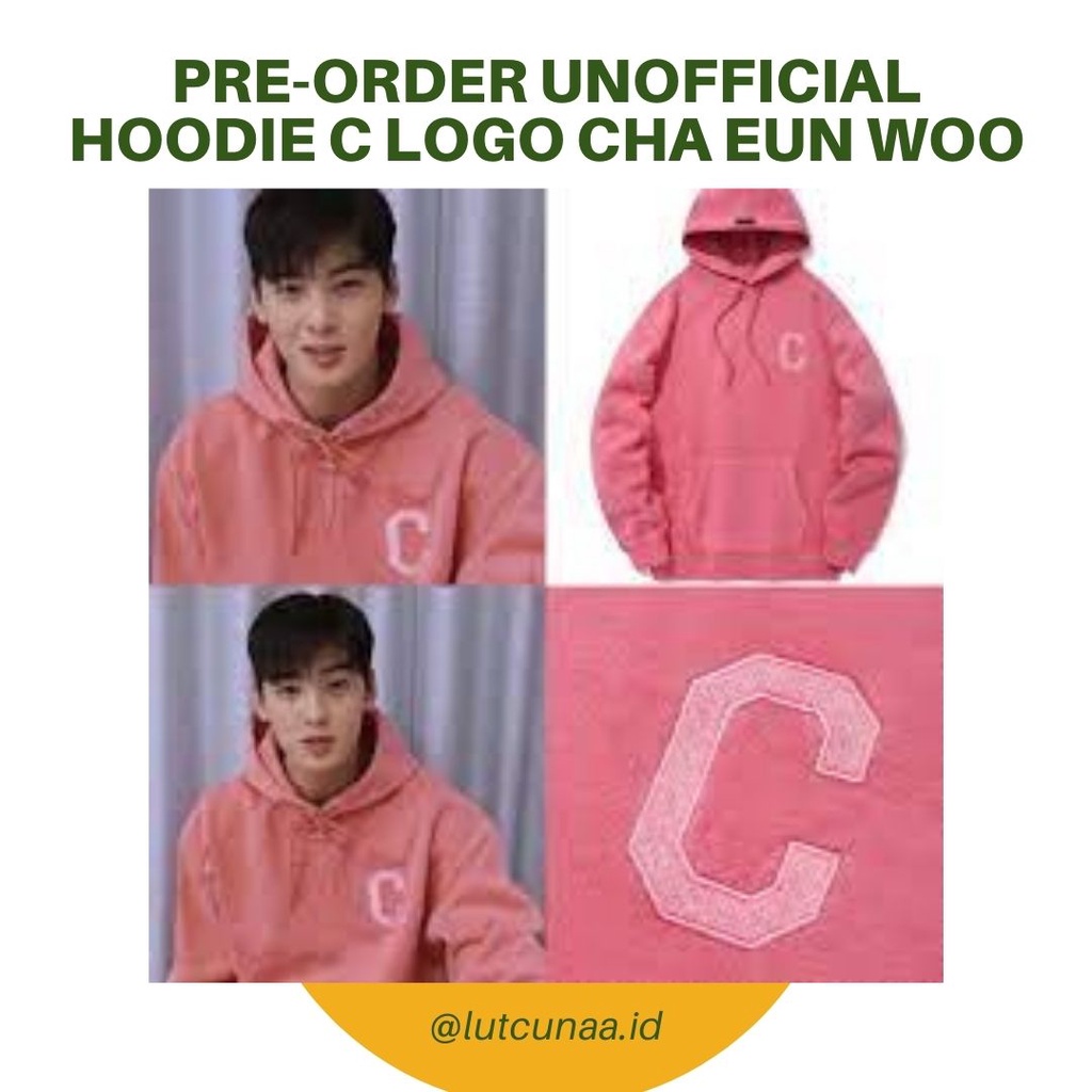 Pre-Order Unofficial HOODIE C LOGO CHA EUN WOO