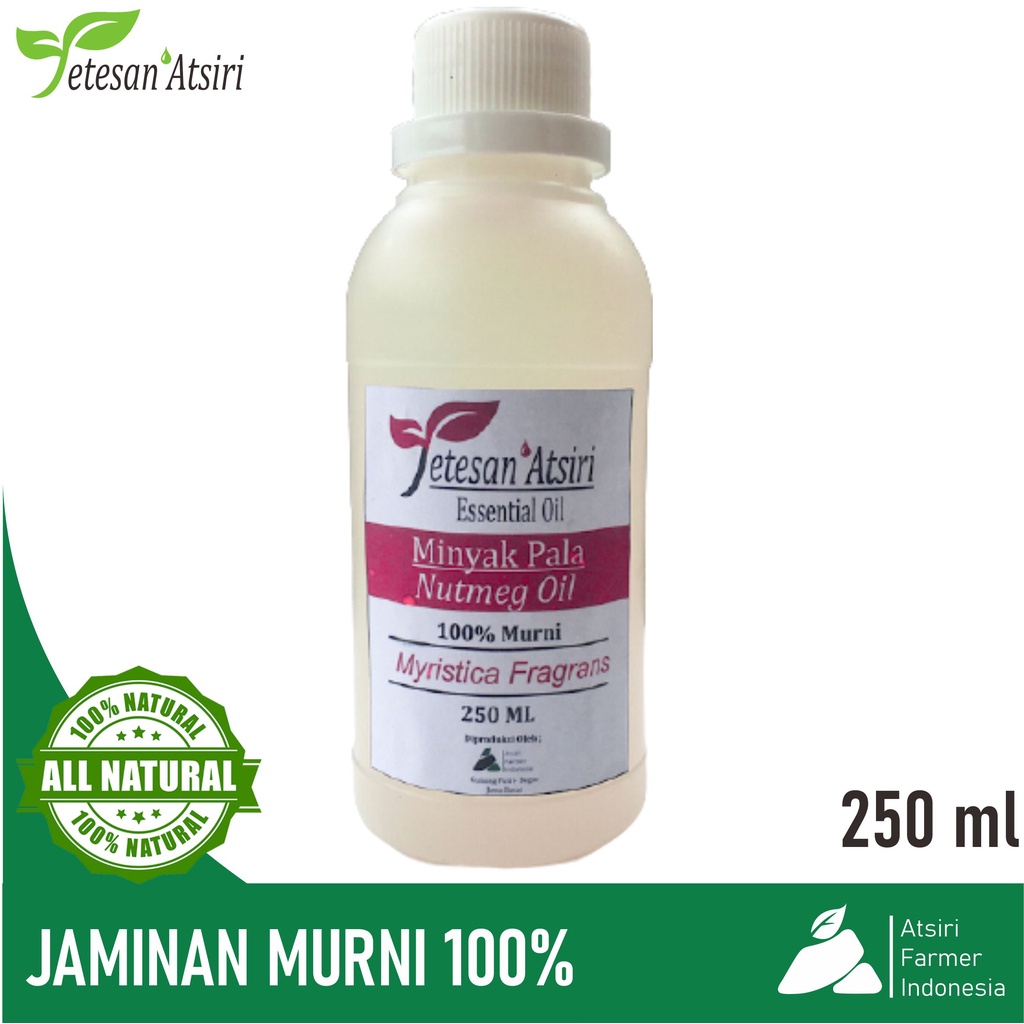 250ml minyak atsiri pala murni 100% nutmeg pure essential oil essensial oil 100% tanpa campuran