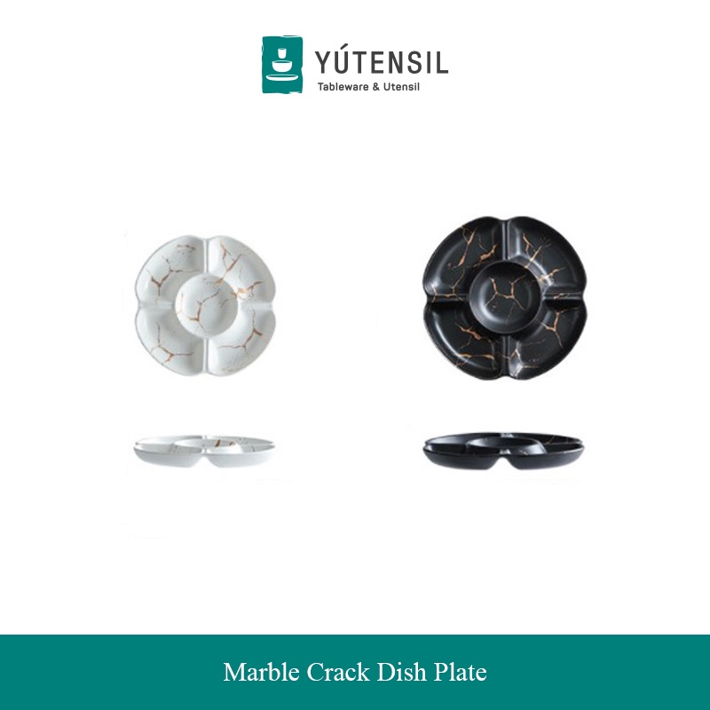 Yutensil Fruit set platter ceramic tableware / Piring Saji Sayur Keramik